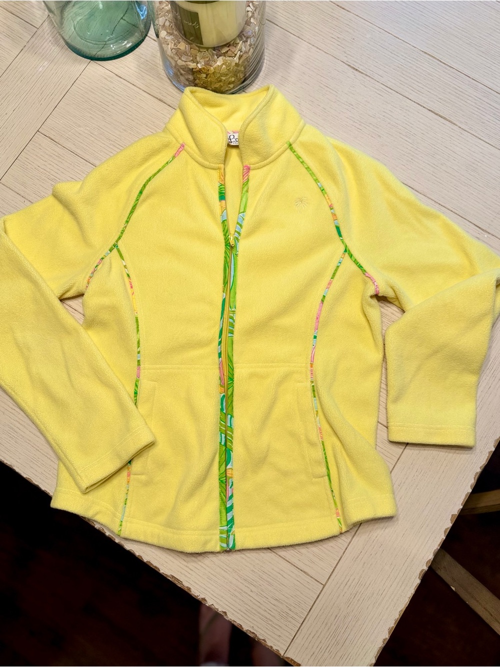Lilly Pulitzer S - white label fleece jacket | VGUC